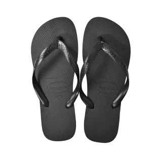 【havaianas 哈瓦仕】TOP系列 黑色 型號：00001(巴西集品 人字拖 夾腳拖 拖鞋)