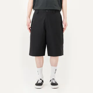 【Mark Gonzales官方旗艦】男女同款 小天使工裝寬版短褲-黑色