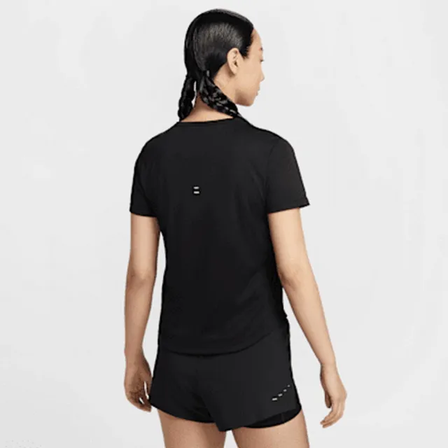 【NIKE 耐吉】短袖上衣 休閒 運動 Dri-FIT 女 AS W NK TEMPO DF SS TOP 黑色(HQ0649010)