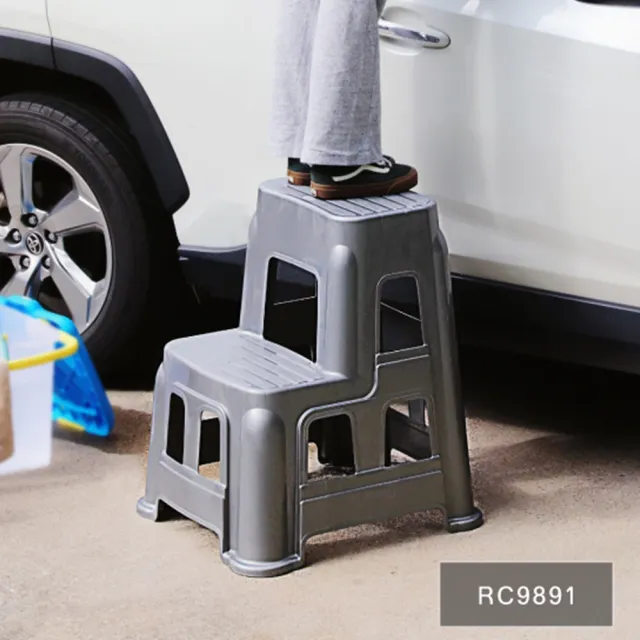 【KEYWAY 聯府】特大階梯椅-3入R9891(洗車椅梯椅工作椅)