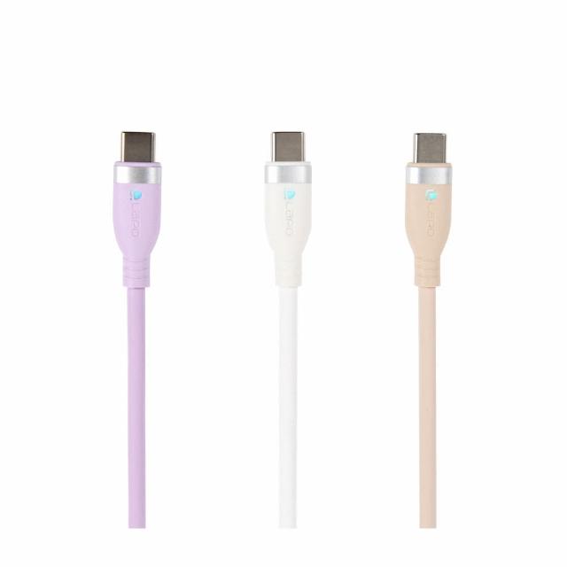 【LaPO】USB-C 液態矽膠微光快充傳輸線(PD/QC 100W 150cm)