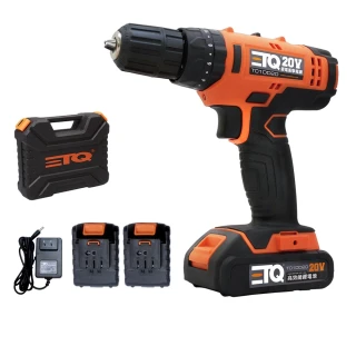 【ETQ USA】20V鋰電衝擊電鑽雙電組(T01DD202B)