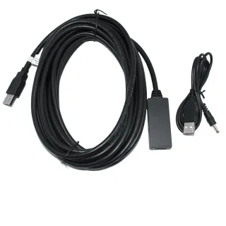 【Fujiei】高速主動式USB 3.0 延長線5米 黑色(usb3.0 A公A母連接線5M+IC)