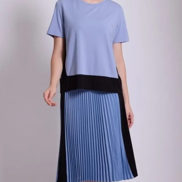 【SuperWands】法式高級訂製拼接精品洋裝