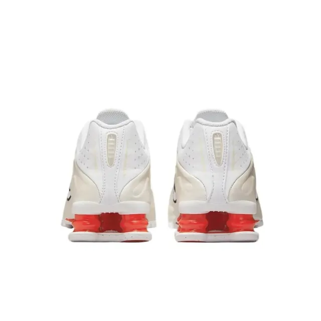 【NIKE 耐吉】Nike Shox R4 White Phantom Picante Red 紅白 GS 彈簧 休閒鞋 大童鞋 CW2626-102