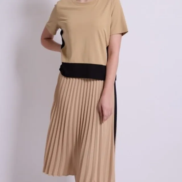 【SuperWands】法式高級訂製拼接精品洋裝組