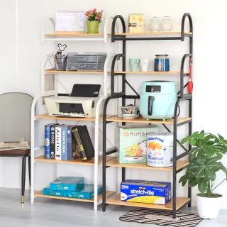 【居家cheaper】插座款-彎管多功能五層廚房架(微波爐架/烤箱架/置物架/收納架/餐櫥櫃/邊桌/電器架)