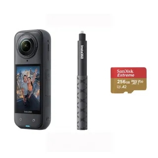 【Insta360】X5 8K全景運動相機 標準版 人氣套裝組(原廠公司貨)