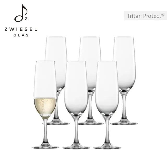 【ZWIESEL GLAS】經典酒杯任選 6入原裝組(紅酒杯/白酒杯/香檳杯/氣泡杯)雙11限定