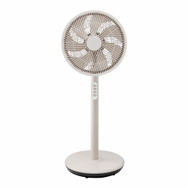 【KINYO】機械式直立循環電風扇 ACF-1142-奶茶(直立式風扇 電風扇 風扇 循環扇 可遙控風扇)
