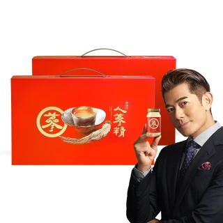 【老協珍】人蔘精禮盒30入x2盒(60ml/入 郭富城代言 養氣人蔘 送禮 中秋 保健禮盒)