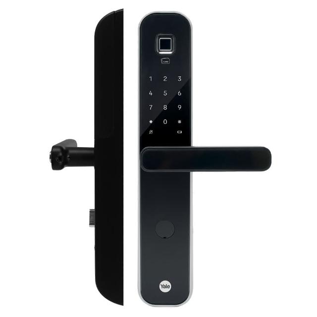 【Yale 耶魯】YDM-7220 BioSecure抗菌塗層把手 四合一智能電子鎖/門鎖(指紋│卡片│密碼│鑰匙/含基本安裝)
