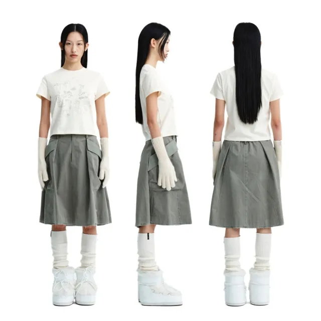 【MATIN KIM】官方旗艦 女款 KITSCH印花短版上衣(多款任選)