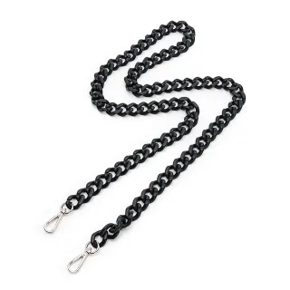 【SAVE MY BAG】30317N Chain 鍊條肩帶(JET BLACK 黑色 L24)