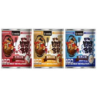 【vosto】KI-PAI肉肉食客400g*24罐(狗罐/大狗罐/全齡犬)