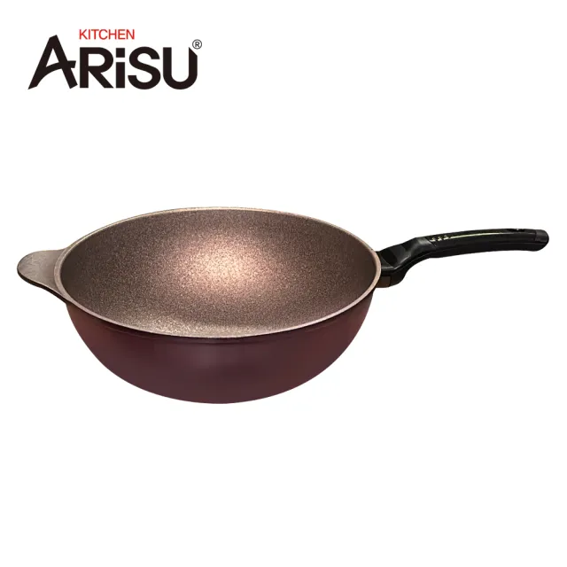 【ARISU】INFINITY系列 32cm 不沾深炒鍋 (IH爐可用鍋)