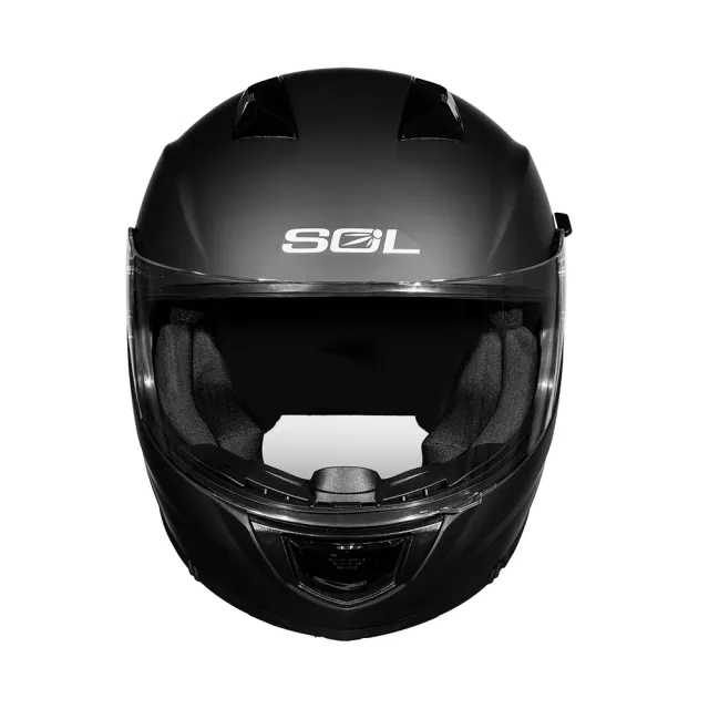【SOL】SF-7 素色 素消光黑 全罩式安全帽(內襯│鏡片│內藏墨鏡│加強型眼鏡溝│內建EPS藍芽耳機槽)