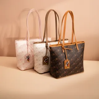 【Disney 迪士尼】正版授權-MESUCA麥斯卡 米奇大容量印花托特包共3色(潮流、大容量、媽媽 