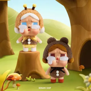 【小禮堂】POP MART x CRYBABY 搪膠絨毛吊飾盲盒 全套盲盒6入組(平輸品)