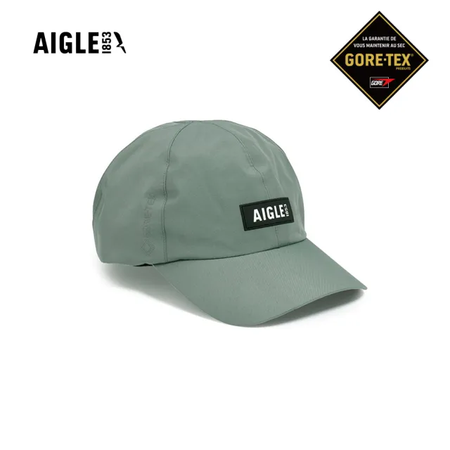 【AIGLE】GORE-TEX 防水棒球帽｜AG-FAB32A243 深灰綠(goretex 棒球帽 帽子 防水帽 鴨舌帽 老帽)