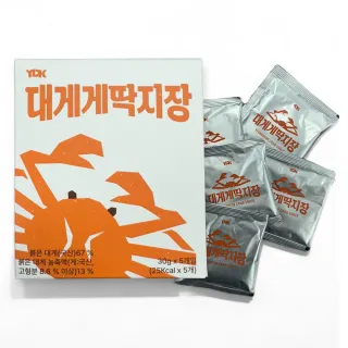 【韓國水協】韓國盈德YDK 雪蟹膏 30g*5入(#常溫保存 #方便即食 #蟹膏)