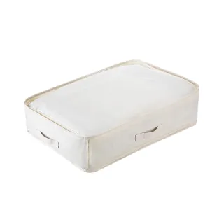 【SHIMOYAMA 霜山】布質可折疊防潮棉被收納袋/衣物整理袋-51L(整理袋/棉被收納袋/防塵袋)