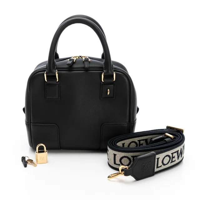 【LOEWE 羅威】Amazona 16 Square肩背/手提包(黑)
