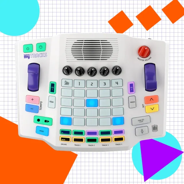 【Blipblox】myTracks 節奏機 合成器 玩具樂器(聲音教學樂器 科學STEM 電子樂器)