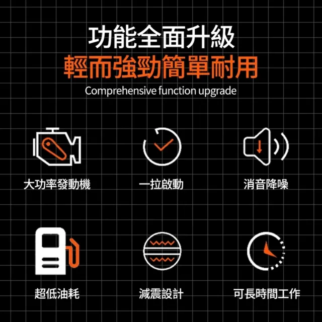 【小達】割草機 四衝程汽油 強勁動力 超低油耗 四衝程背負式割草機（送豪華配件）(割灌機/除草機/鋤草機)