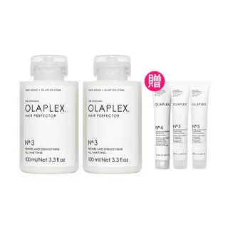 【OLAPLEX 歐啦】3號結構還原護髮素100ml雙入組(3號洗前修護素100mlx2)