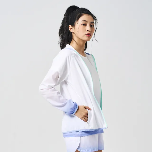 【BATIS 巴帝斯】女印花防曬外套 - 白色 - 25SS