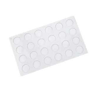 【多用巧模】24連圓形矽膠模具(慕斯 蛋糕模具 巧克力 火漆印章模 DIY 烘焙 滴膠工具 火漆章 封蠟章)