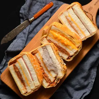 【拿破崙先生】Brunch早午餐起酥三明治2入組 口味任選(5片/盒)
