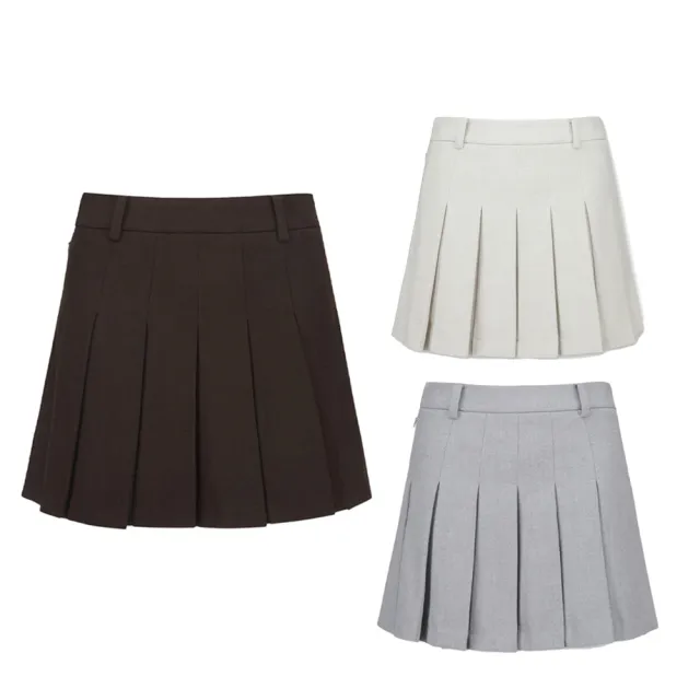 【WAAC】BASIC PLEATS SKORT 女士 高爾夫百褶褲裙(三色任選)