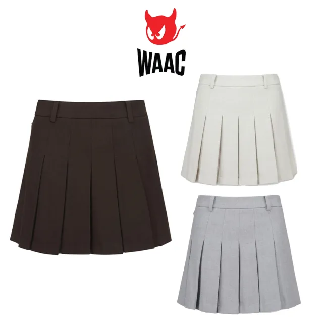 【WAAC】BASIC PLEATS SKORT 女士 高爾夫百褶褲裙(三色任選)