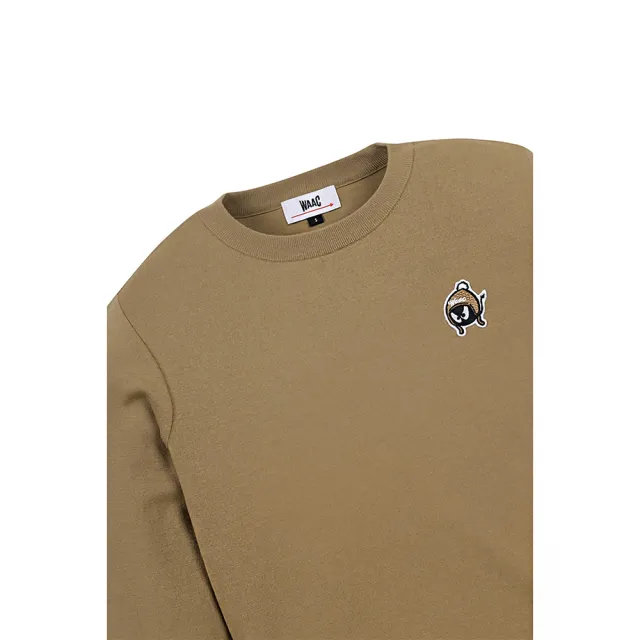 【WAAC】CREWNECK WAACKY SWEATER 女士 長袖上衣-淺咖啡色(WA24FWW22043600)