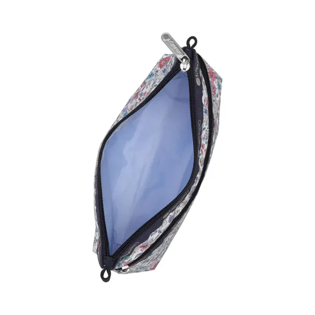 【Lesportsac】Cosmetic Clutch 雙層拉鍊收納化妝包 收納袋 盥洗包 送禮 禮物 推薦 女包(織錦花語)