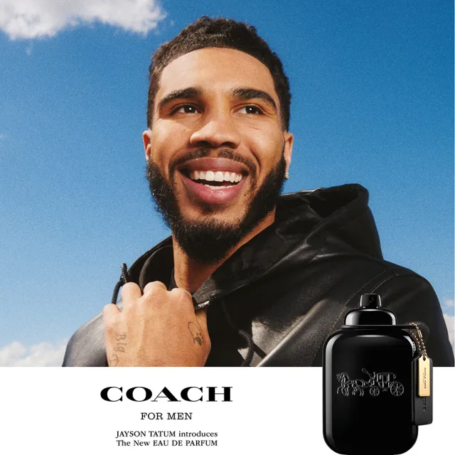 【COACH】時尚曜黑男性淡香精40ml(贈隨機小香乙瓶.專櫃公司貨)