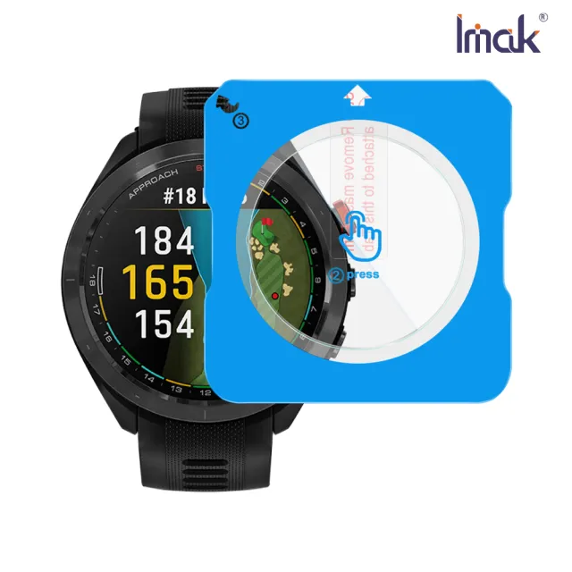 【IMAK】GARMIN Approach S70  42mm  玻璃手錶膜/自帶定位版