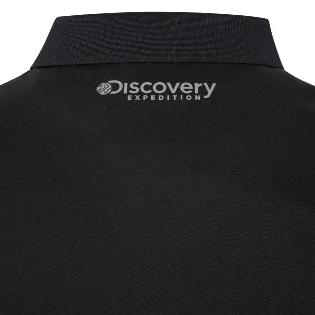 【Discovery Expedition】男版小Logo短袖POLO衫 上衣(DMTS63053-BKS)