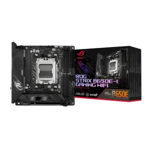 【ASUS 華碩】ROG STRIX B650E-I GAMING WIFI DDR5 主機板+AMD R5 9600X 6核/12緒(M+C 組合包)
