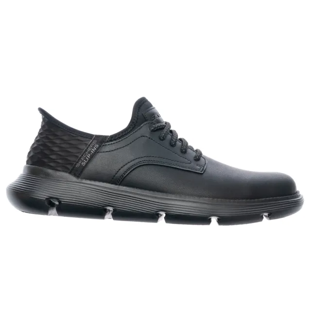 【SKECHERS】男鞋 休閒系列 休閒鞋 瞬穿舒適科技 GARZA 寬楦款(205046WBBK)
