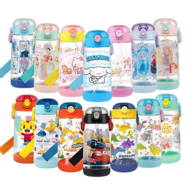【Skater】透明吸管PET水壺(480ml)