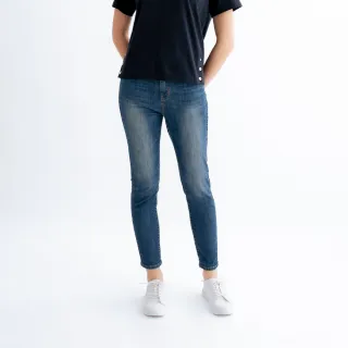 【Arnold Palmer 雨傘】女裝-COOLMAX 修身牛仔長褲(淺藍色)