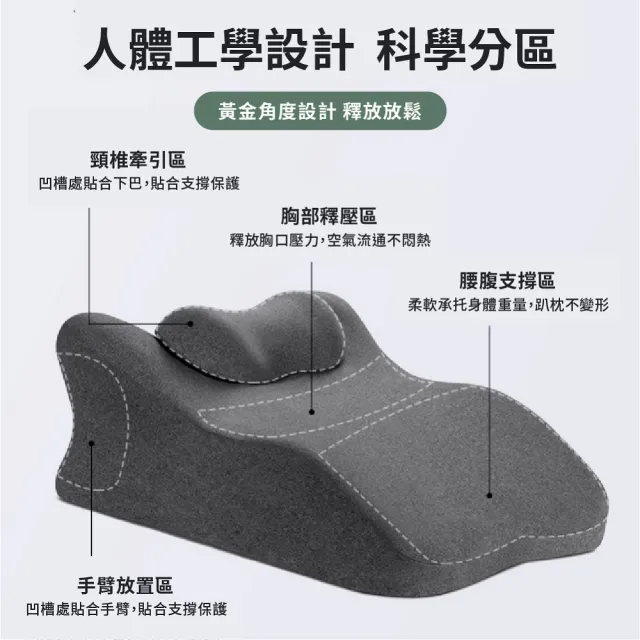 【DaoDi】買一送一趴睡枕 附頭枕記憶午睡枕 床上趴睡枕(減壓靠墊 床頭靠枕 腰靠 靠枕 抬腿)