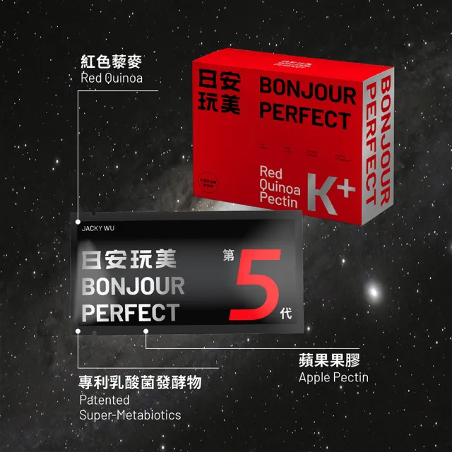 即期品【JACKY WU】第5代日安玩美K+｜仙纖升級組
