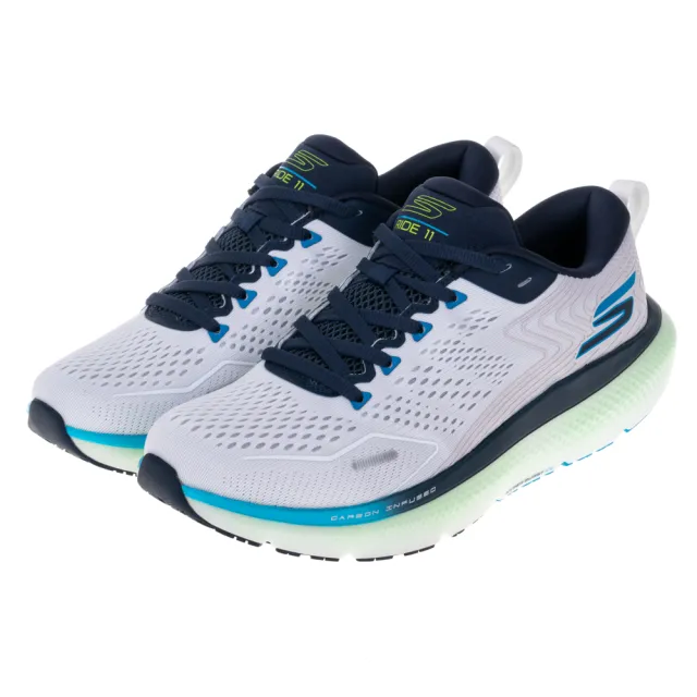 【SKECHERS】男鞋 競速跑鞋系列 慢跑鞋 GO RUN RIDE 11(246092WNV)