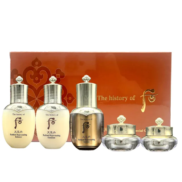 【WHOO 后】天氣丹完美新肌5件組套盒(國際航空版)