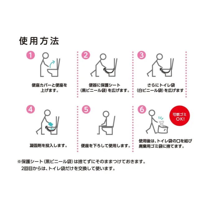 日本製緊急用簡易廁所 10回入(緊急廁所 簡易廁所 防災簡易廁所 緊急便攜廁所)
