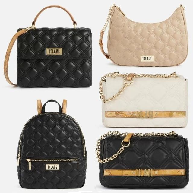 【Alviero Martini】義大利地圖包 輕奢菱格紋系列 側揹包 後背包(七款任選)